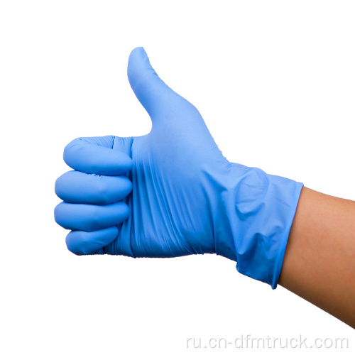 Мягкие защитные перчатки без пудры из нитрила